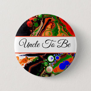Uncle To Be Boy's Baby Shower Button