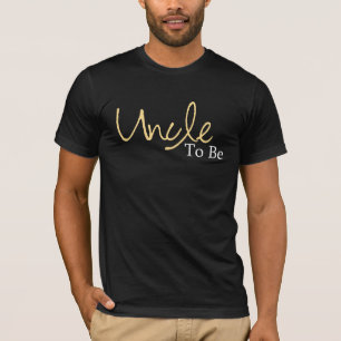 Uncle To Be (Yellow Script) T-Shirt
