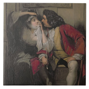 Uncle Toby and Widow Wadman Tile