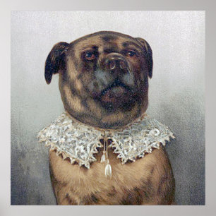 Uncle Toby,typical Kitch art by Frederick Dielman Poster