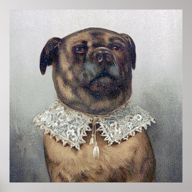 Uncle Toby,typical Kitch art by Frederick Dielman Poster (Front)