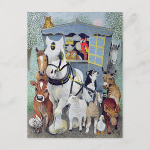 Uncle Tom Cobbley and all Postcard