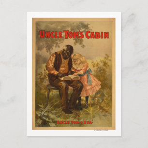 Uncle Tom's Cabin Black Man & Girl Theatre Postcard