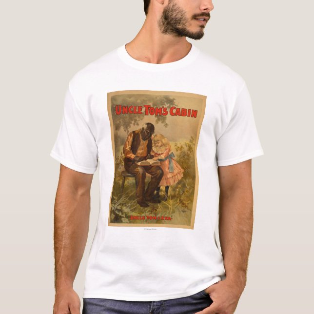 Uncle Tom's Cabin Black Man & Girl Theatre T-Shirt (Front)