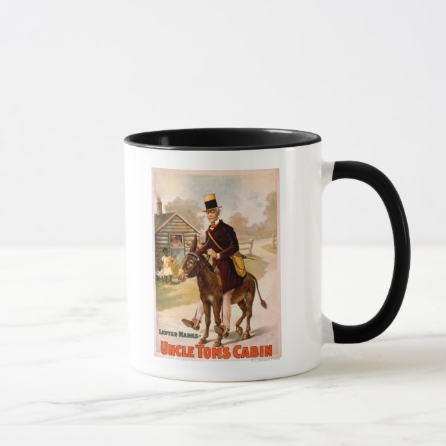 Uncle Tom's Cabin Man and Donkey Theatre Mug (Right)