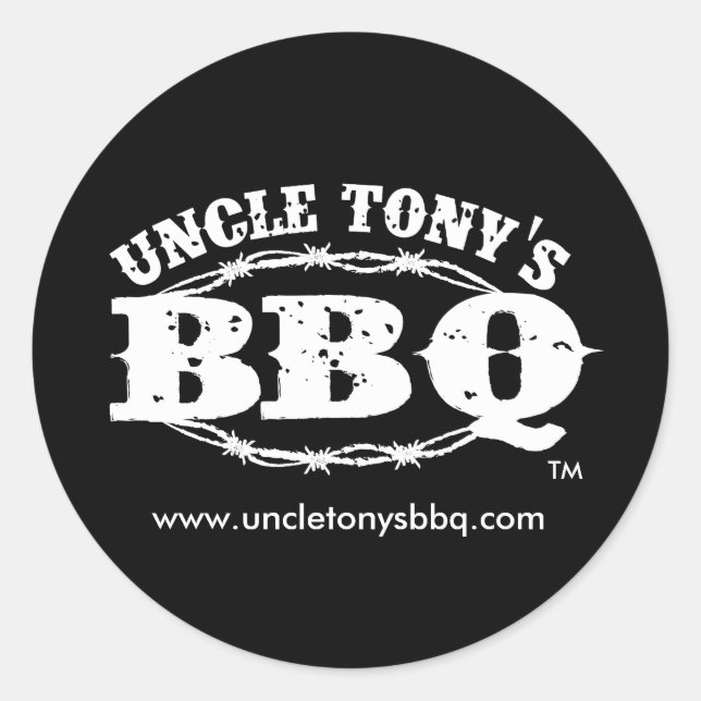 Uncle Tony's BBQ, Stickers (Front)