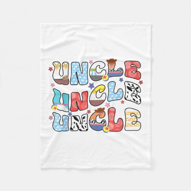 Uncle Toy Funny Story Grandpa Fathers Day Womens M Fleece Blanket (Front)