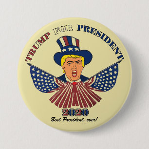 Uncle Trump 7.5 Cm Round Badge