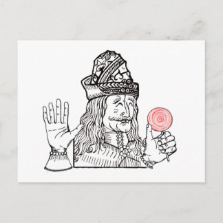 Uncle Vlad has a lollipop Postcard