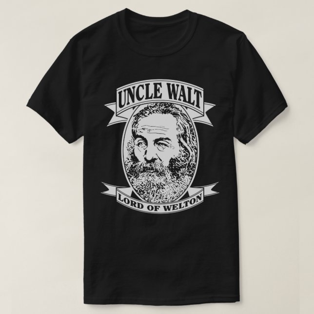 Uncle Walt White Print T-Shirt (Design Front)
