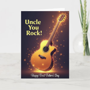 Uncle You Rock Fathers Day Card