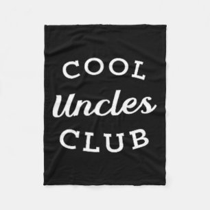 Uncles Club Best Uncle Ever Funny Fathers Day New  Fleece Blanket