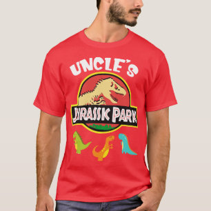 Uncles Jurassk Part Happy Father Parent July 4th D T-Shirt