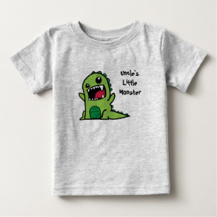 Uncle's Little Monster Baby T-Shirt