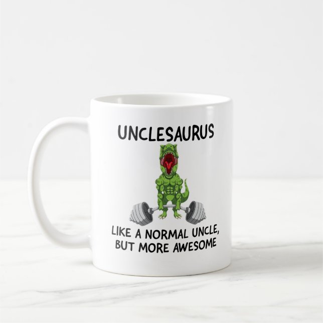 unclesaurus coffee mug (Left)