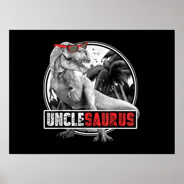 Unclesaurus Dinosaur Uncle Saurus Poster (Front)