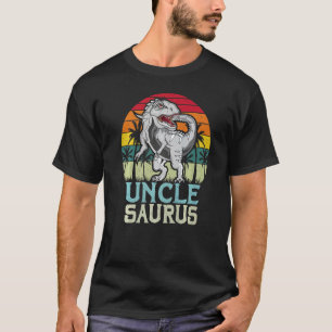 Unclesaurus Family Matching Trex Dino Birthday T-Shirt