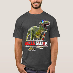 Unclesaurus Rex Beer T Rex Dinosaur Fun Uncle T-Shirt