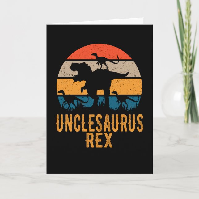 Unclesaurus Rex Card (Front)