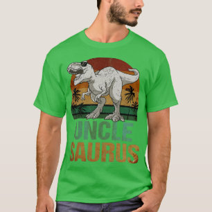 Unclesaurus T Rex Dinosaur Uncle Saurus Vintage T-Shirt