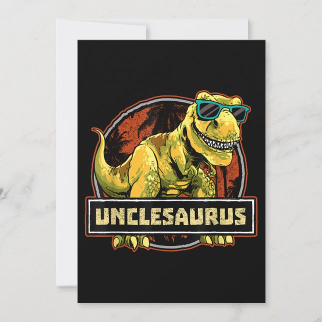 Unclesaurus T rex Uncle Saurus Dinosaur (Front)