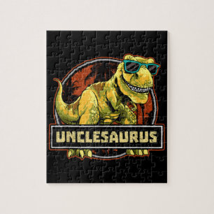 Unclesaurus T rex Uncle Saurus Dinosaur Jigsaw Puzzle