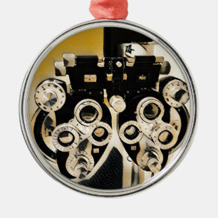 Uncommon Artistic Optometry Exam Lenses Metal Tree Decoration