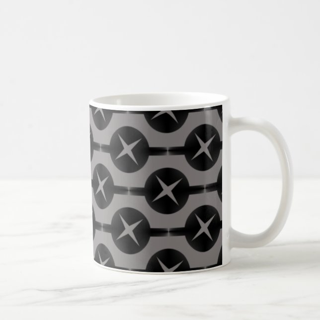 Uncommon Circles Mug, Grey Coffee Mug (Right)