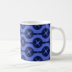 Uncommon Circles Mug, Vibrant Blue Coffee Mug