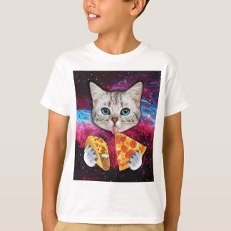Uncommon Look Cat Pizza Taco T-shirt