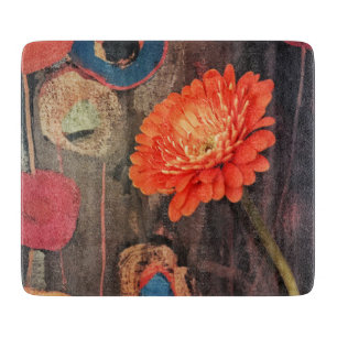 Uncommon Zinnia Cutting Board