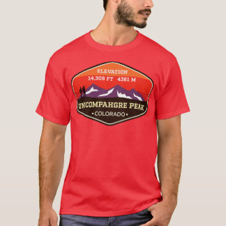 Uncompahgre Peak Colorado 14ers Mountain Climbing  T-Shirt