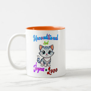 Unconditional And Joyous Love Two-Tone Coffee Mug