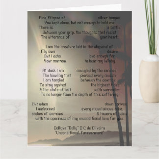 Unconditional forevermore card