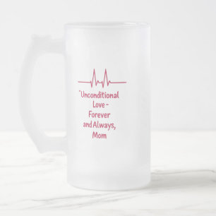 Unconditional Love – Frosted Glass Mug for Mum (16