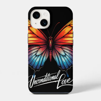 Unconditional love is a love that is given freely. iPhone 14 case