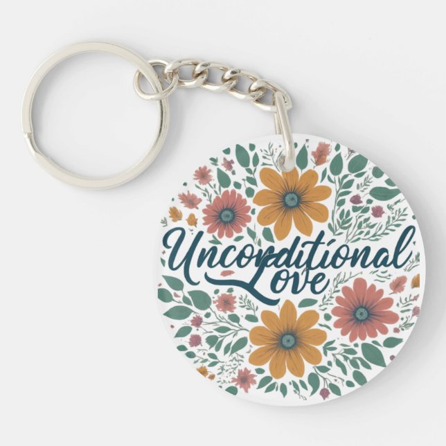 Unconditional Love Key Ring (Front)