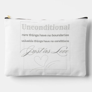 Unconditional Love Quote Accessory Pouch
