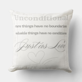 Unconditional Love Quote Cushion