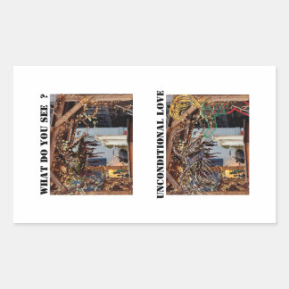 Unconditional Love Rectangular Sticker