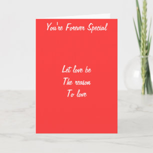 Unconditonal love greeting cards