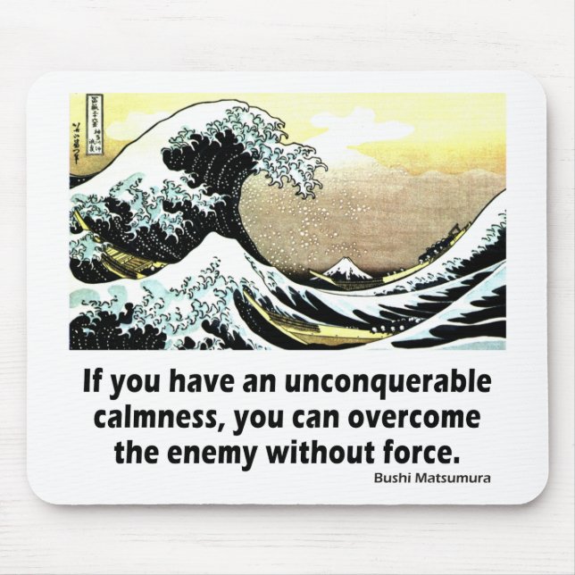 Unconquerable Calmness Mouse Mat (Front)