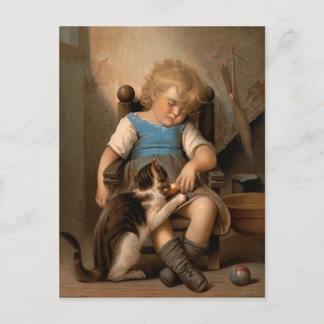 Unconscious Sleeper Postcard (Front)