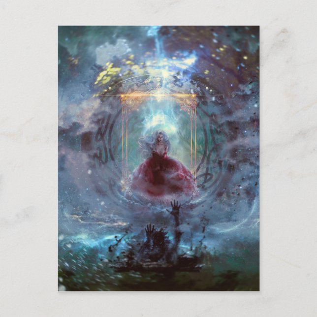 Uncontainable necromancer postcard (Front)