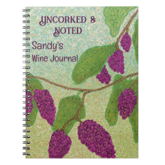Uncorked & Noted Personalised Wine Notebook
