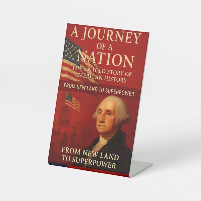Uncover the Untold Story of American History Pedestal Sign (Front)