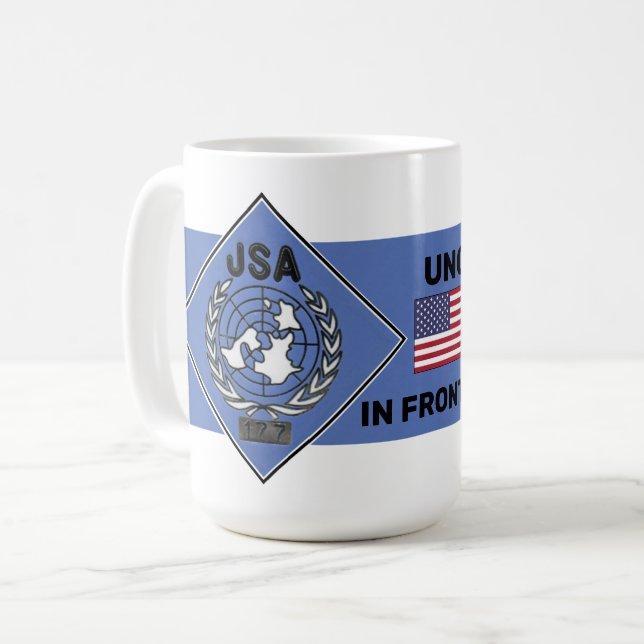 UNCSB JSA Mug - Stripe (Front Left)