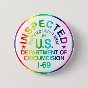 UNCUT 6 CM ROUND BADGE