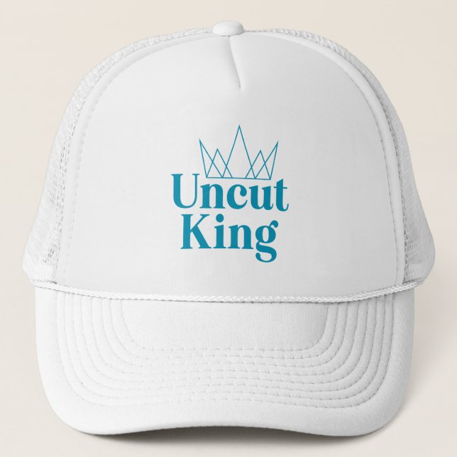Uncut King Hat — White (Front)
