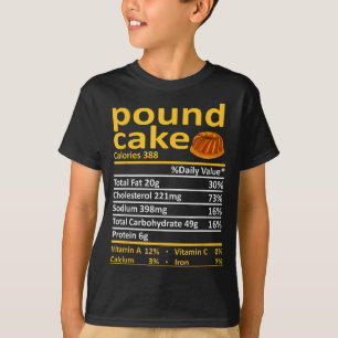 Und Cake Nutrition Food Thanksgiving Costume Chris T-Shirt